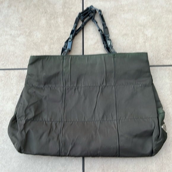 PRADA ITALY LADIES BLACK NYLON BAG-VINTAGE - Picture 3 of 16